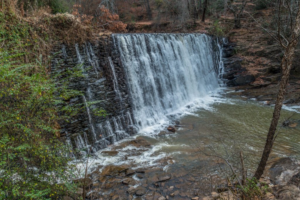 waterfall in Roswell Georgia